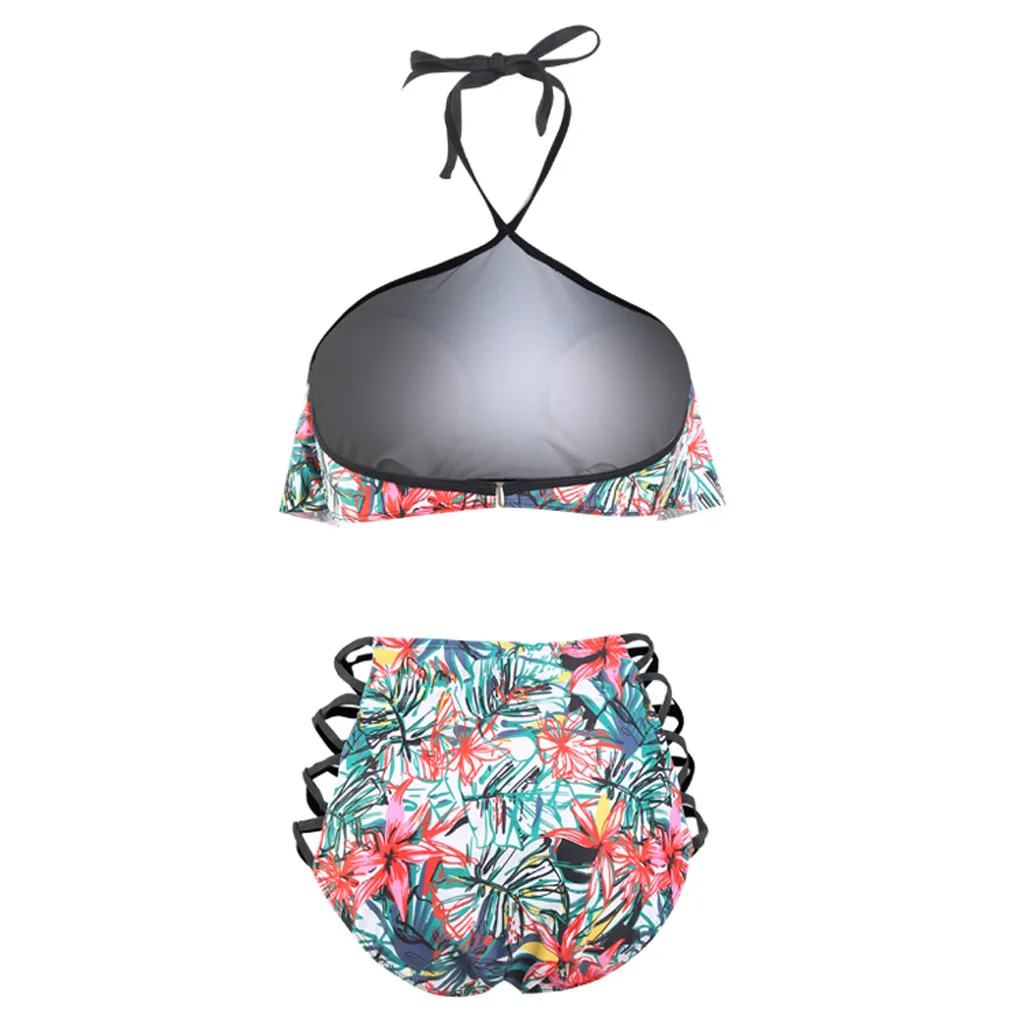 SAGACE двухсекционные костюмы с принтом лямки для купальников купальник купальники