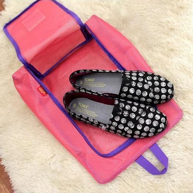 3 Colour Portable Travel Storage Shoes Bag Waterproof Hanging Shoe Organizer Sandals Carry Protector Container | Дом и сад