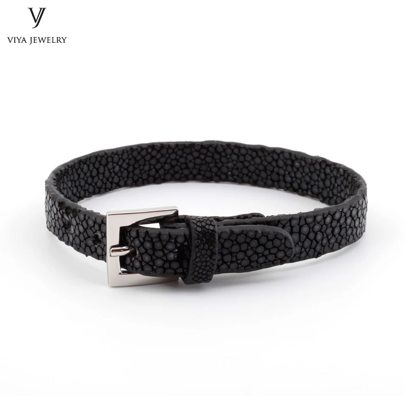 10 мм Ширина плоский натуральный морской скат & Мужские лоферы под кожу питона