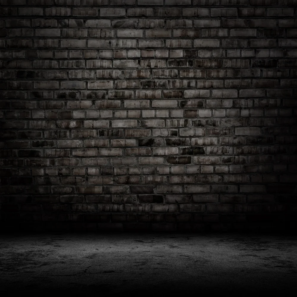 LIFE MAGIC BOX Black Brick Wall Background Backdrop Photography Woodland Party Photocall Wedding |