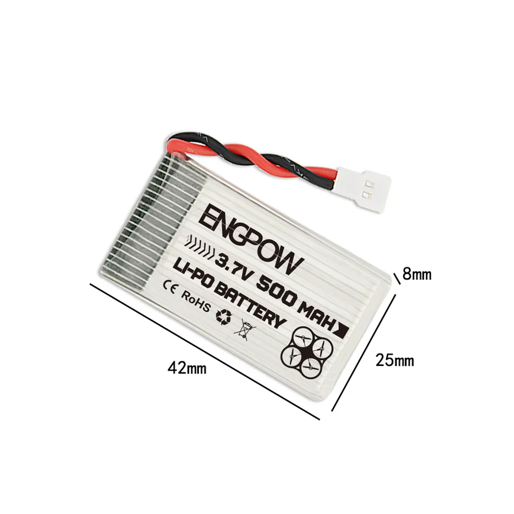 2 шт./5 шт.-3 7 в 500 мАч Lipo батарея для дрона Syma X5HW X5HC X5UW RC Квадрокоптер баланс зарядное