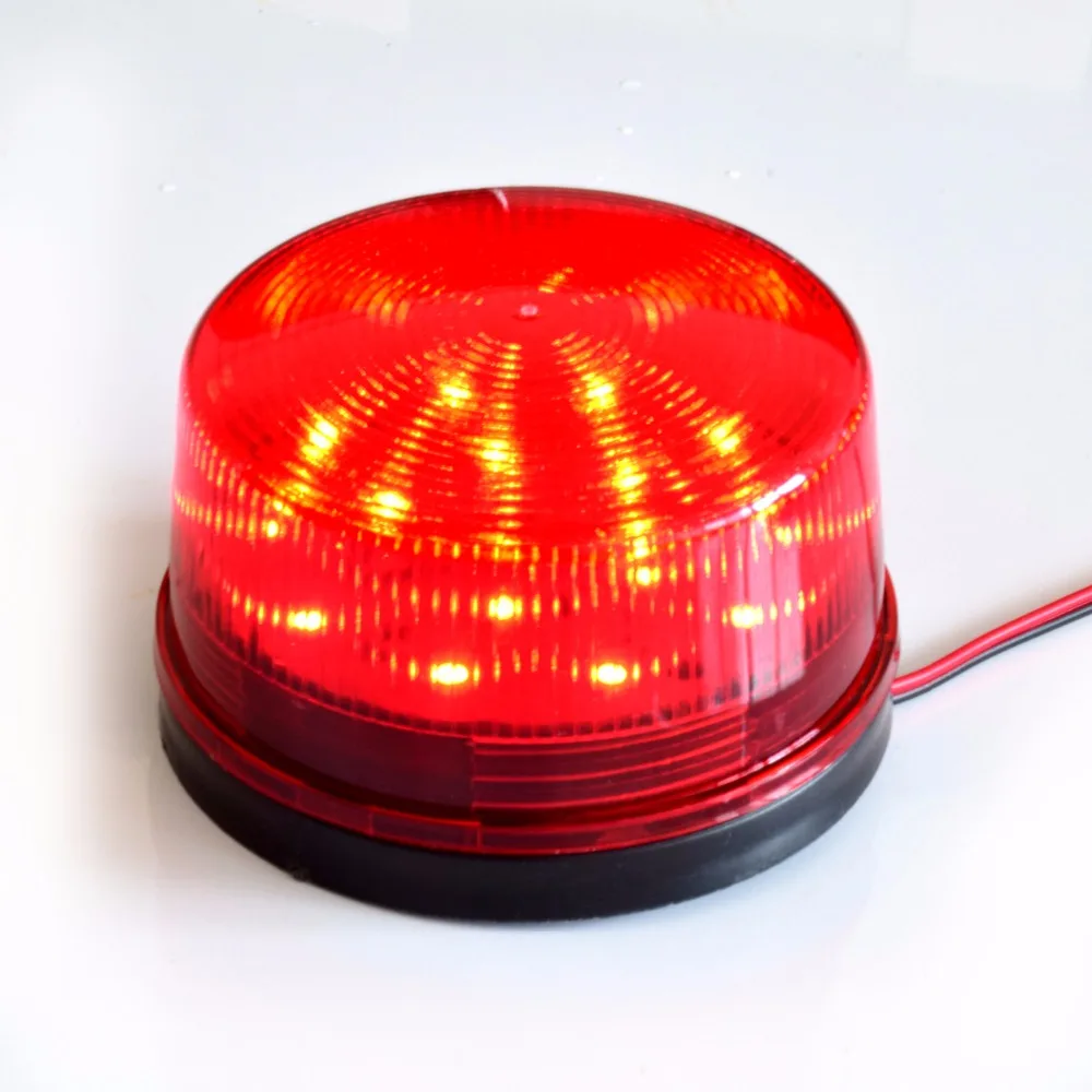 Проводной Strobe сирены 12 В 24 220 сигнала Предупреждение свет вспышки Siren светодио