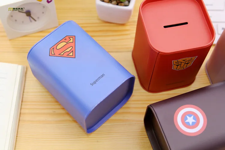 1 шт. Персонализированная квадратная копилка серия Logbook жестяная тарелка коробка