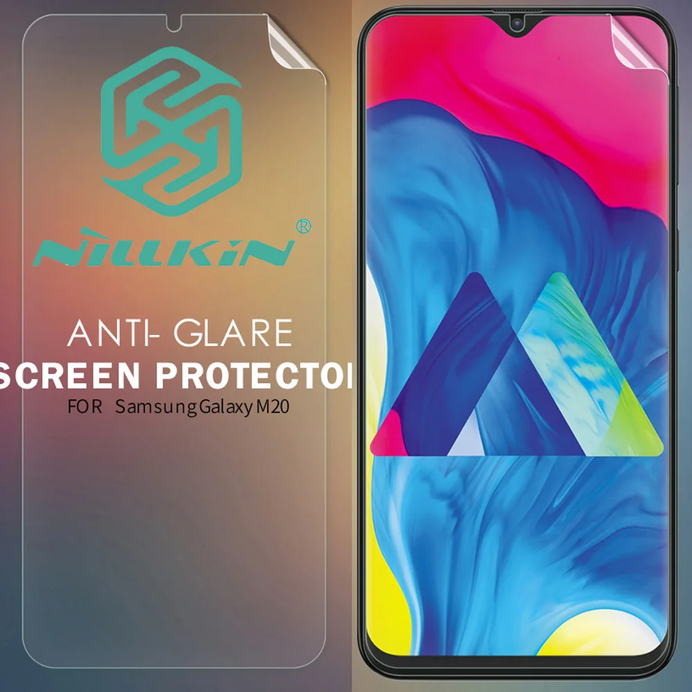 Прозрачная Защитная пленка Nillkin HD для Samsung Galaxy M20 M30 A10 A30 A50 A60 A20|Защитные стёкла и