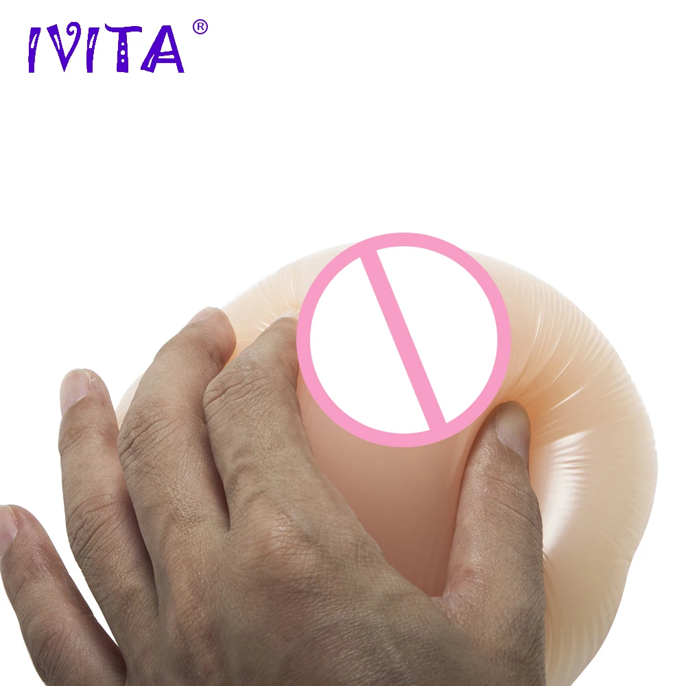 Силиконовые формы груди IVITA 600g для трансвеститов поддельные протезы грудь