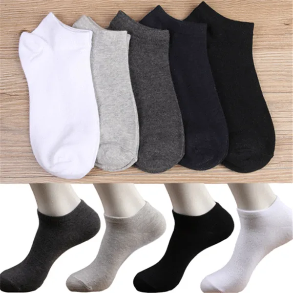 Новинка 5 пар хлопковые мужские Нескользящие Лоферы без носков|Мужские носки| |