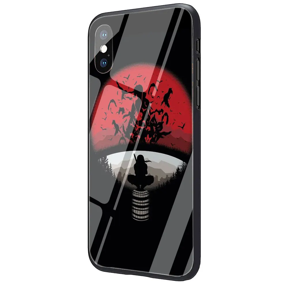Наруто Shippuden Uchiha Itachi закаленное стекло чехол для телефона чехол для iPhone 6 6S Plus 7 8 Plus X XS XR XS Max - Цвет: G7