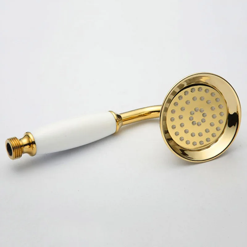 Senlesen Bathroom Accessories Gold Hand Shower Wall Mount W/ 150cm Hose Hot and Cold Water Para | Обустройство дома