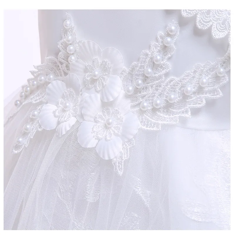 Женское кружевное бальное платье с коротким рукавом и цветочным