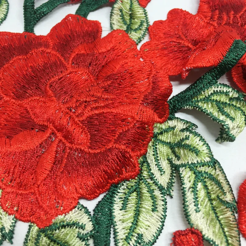 2 шт./набор нашивки с цветочной аппликацией для одежды платья вышивкой|sew on patches|dress