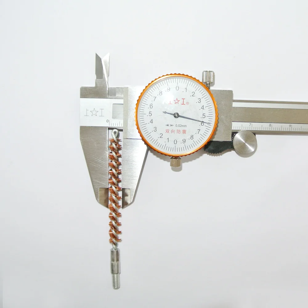 Green World 5 шт./лот. 22cal/5,56 мм фосфорная бронзовая щетка, щетка для чистки ружья, резьба 8-32