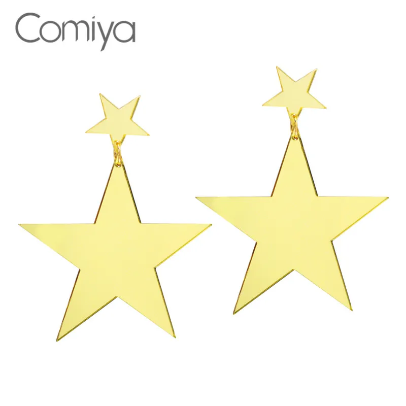Женские серьги подвески Comiya дизайнерские ручной работы из смолы Сережки для