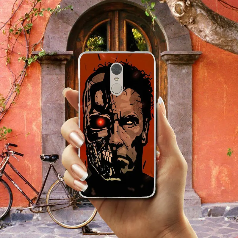 The Terminator Slim Silicone Soft TPU Phone Cases for Xiaomi Redmi Mi Note 2 3S 4X 4A 6 5 5S 5A 8 A1 Pro Plus Max Shell | Мобильные