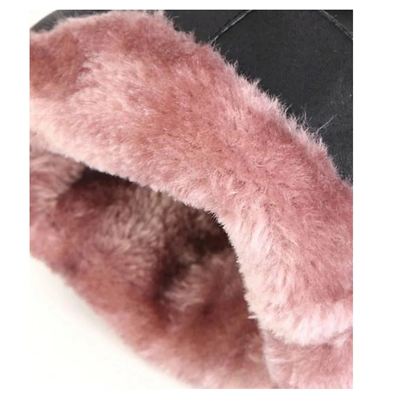 Женские ботинки до середины икры теплые зимние из водонепроницаемой