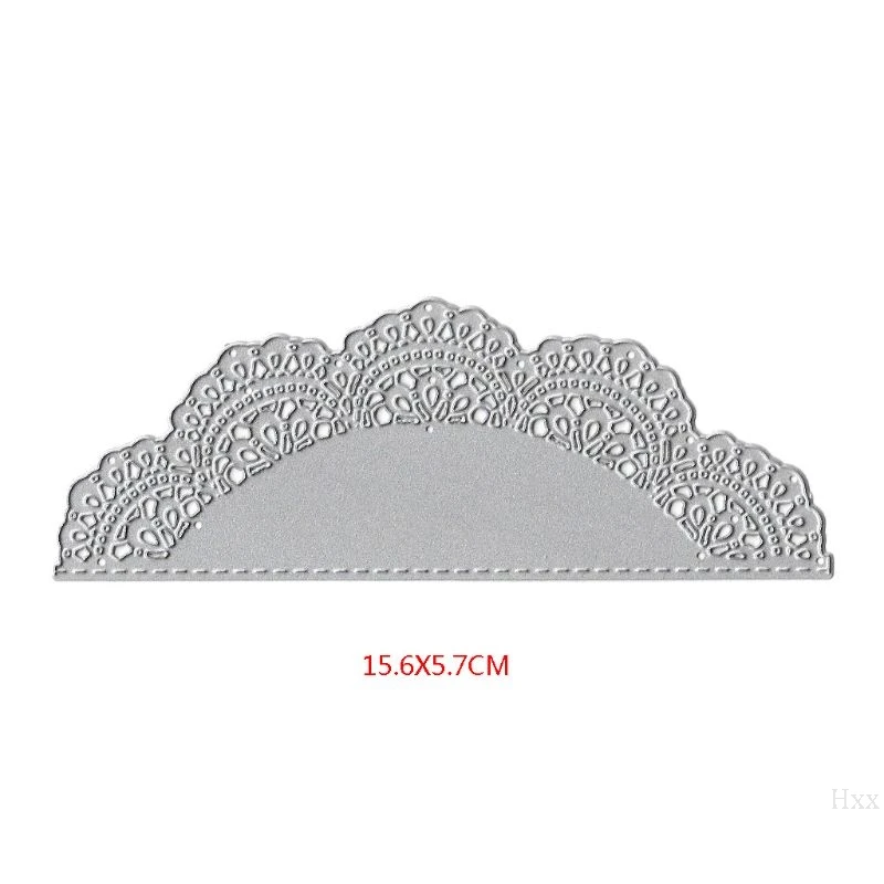Полукруг кружева металла резки штампы трафарет для скрапбукинга &quotсделай сам&quot