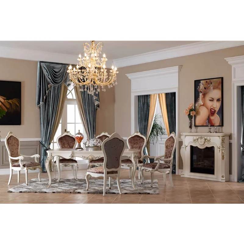 Высококачественный Итальянский антикварный обеденный стол | Мебель