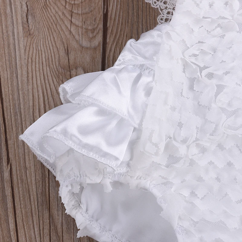 Комбинезон кружевной с открытой спиной на возраст 0 18 месяцев|lace romper|newborn babyrompers