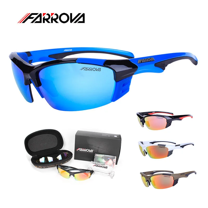 Farrova Cycling Eyewear Polarized Cycling Sunglasses New Men Outdoor Sport Goggles Sun Glasses Male Cycle Glasses