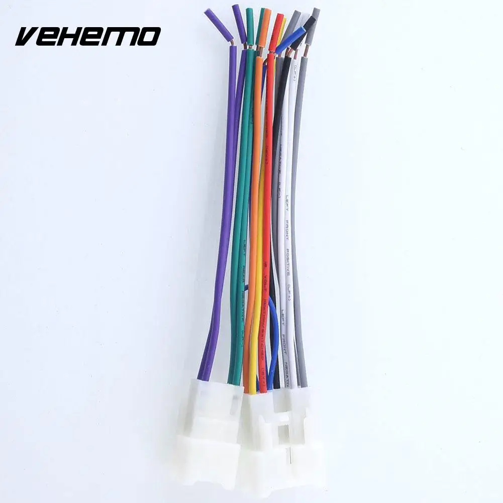 CD проигрыватель проводка провод вторичная установка радио для автомобиля TOYOTA