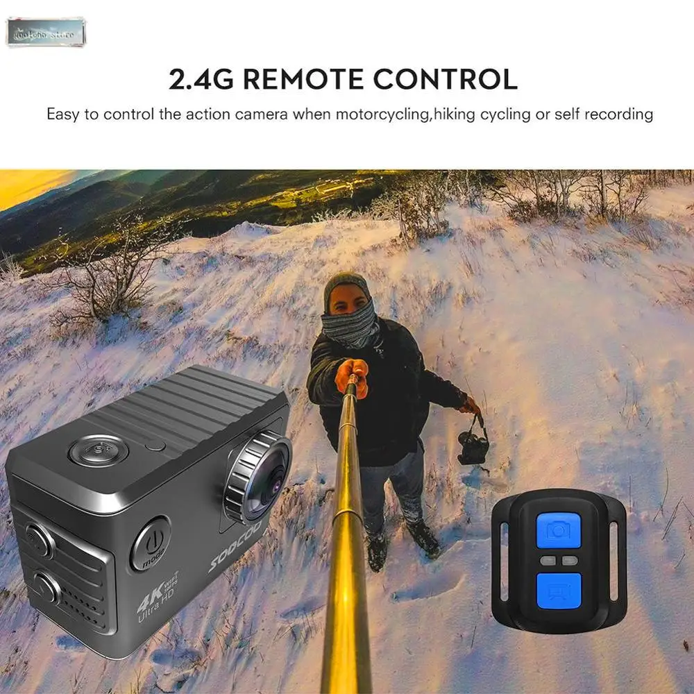 Спортивная Экшн-камера EastVita SOOCOO F500 4 K WIFI Ультра HD водонепроницаемая подводная DV