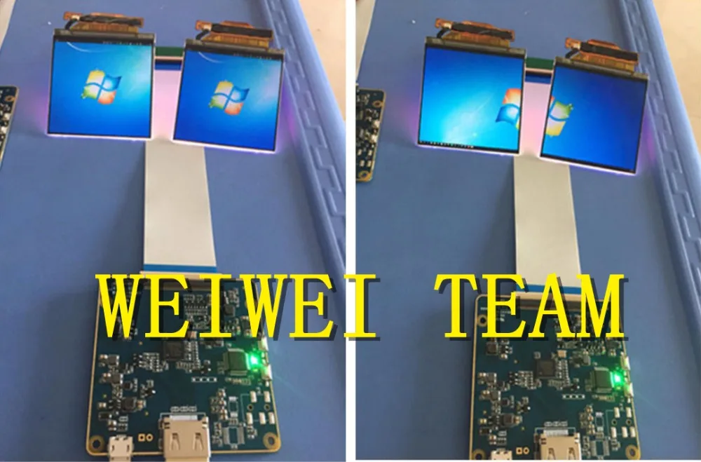 Wisecoco 2,9 дюймов 1440*1440 2K двойной ЖК-экран дисплей с HDMI к MIPI драйвер платы для 3D VR гарнитура LS029B3SX02 панель