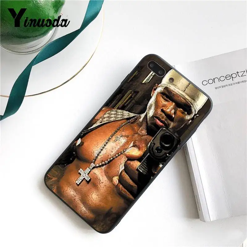 Yinuoda для iPhone 7 6 X Чехол 50 Cent Топ Дизайн чехол для телефона для iPhone 7 6X8 6s Plus 5 5S SE XR XS XSMAX чехол