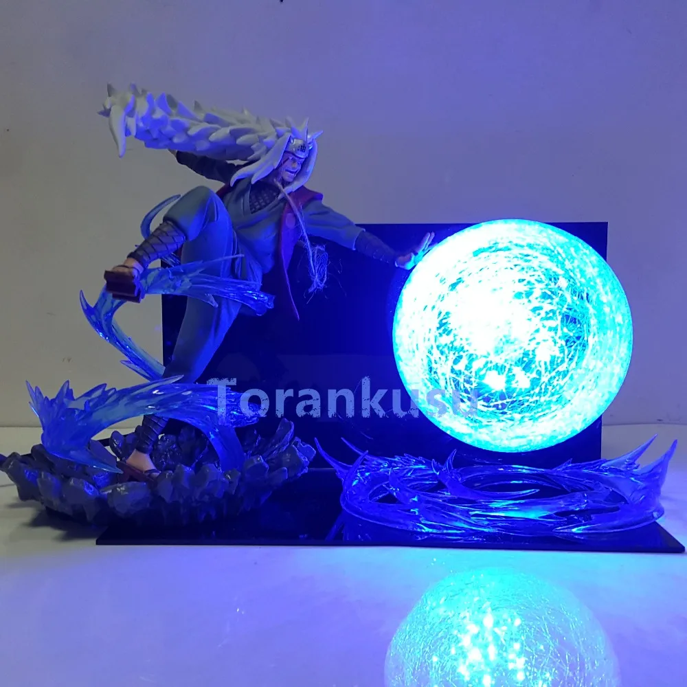 Героя аниме Наруто Джирайя Rasengan светодиодный светильник Рисунок Аниме Драконий