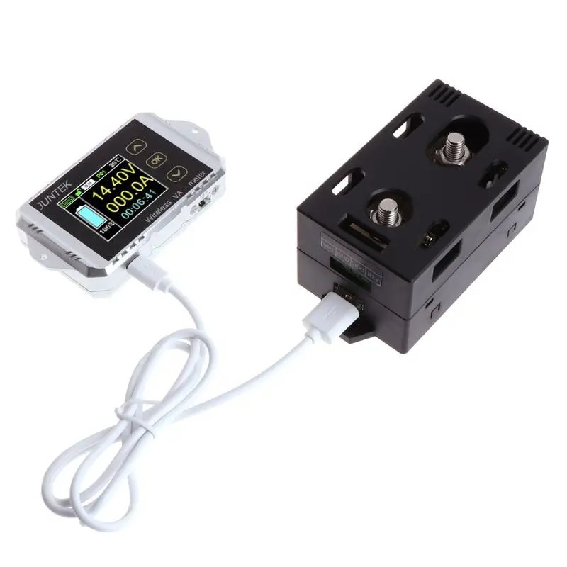 DC 120V 50A ~ 300A беспроводной Амперметр Напряжение кВт/ч Ватт метр автомобильный