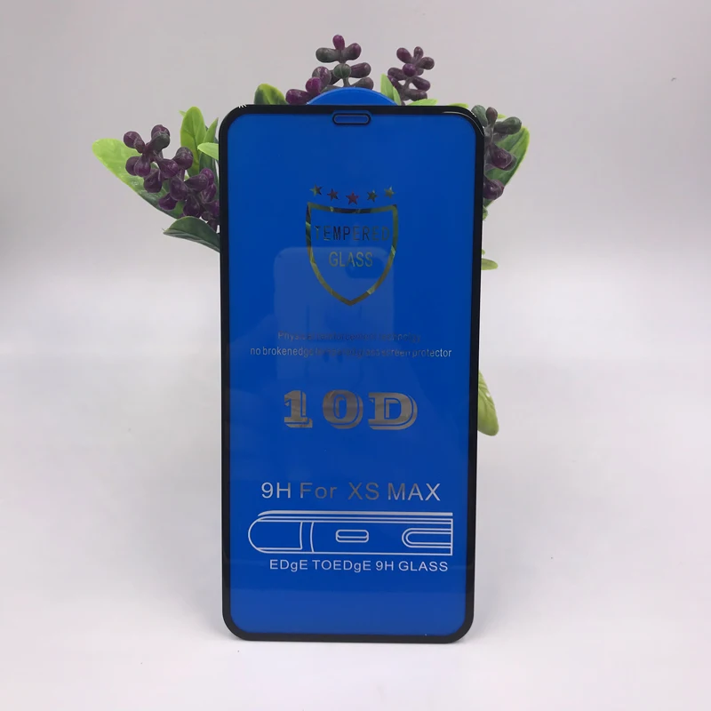 10D ультра HD жесткая пленка из закаленного стекла для iPhone 6 6s 7 8Plus X полное покрытие гладкая пленка для iPhone XS Max XR XS пленка для переднего экрана