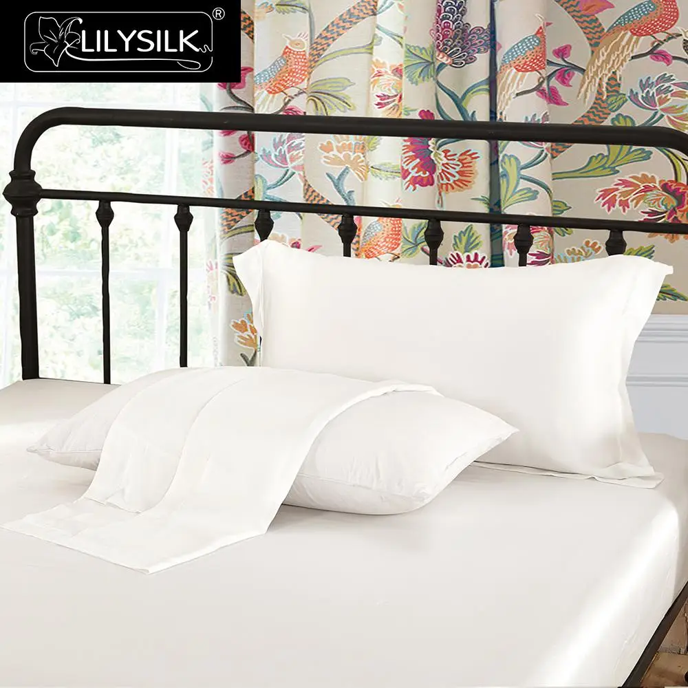 Наволочка шелковая Oxford 40x60см, 50x70см, натуральный шелк Mulberry 25 Momme Lilysilk