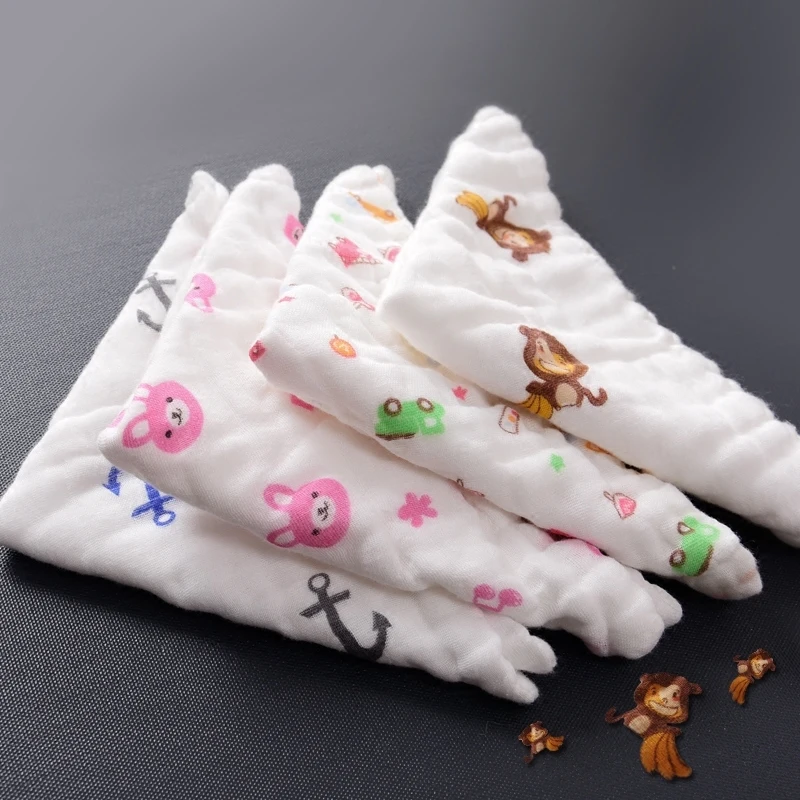 2 шт./лот детское 6 слойное хлопковое Марлевое муслиновое полотенце для лица