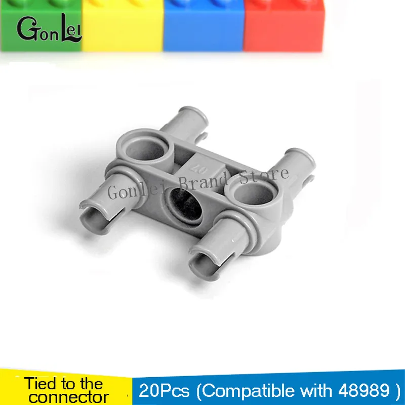 20 шт./лот серия Technic Beam 3*3 привязанные к соединителю детали MOC Brick/механический