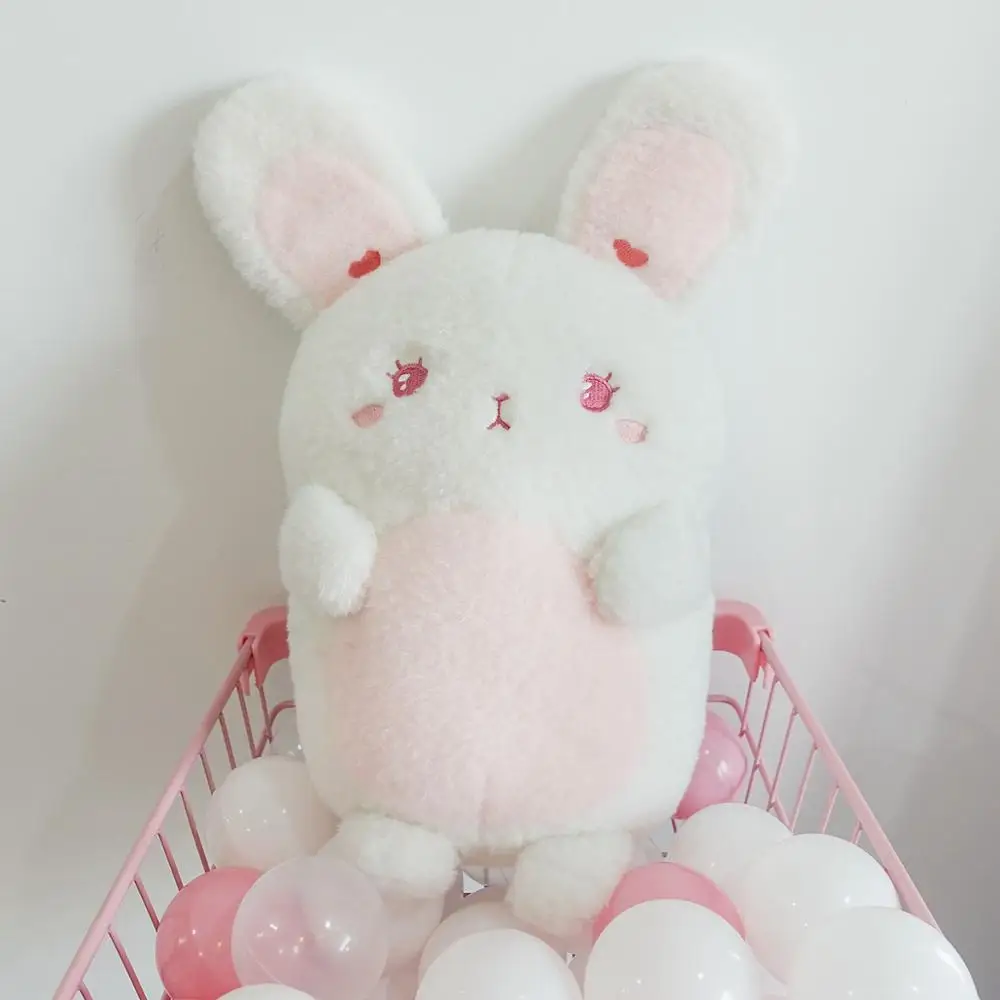 bunny Застенчивый Кролик Плюшевая Игрушка мягкая Лолита Принцесса объятия чучела кролик с красным сердцем пончик луна подарок для девочки Спящая озорная игрушка животное - Цвет: bunny