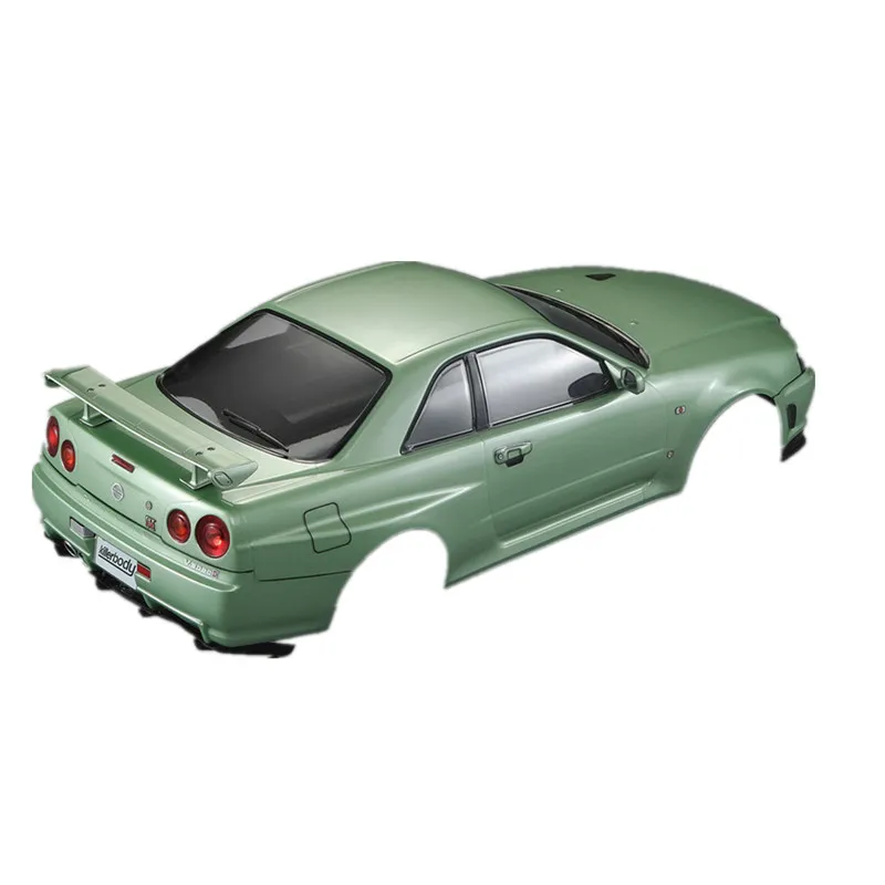 Killerbody 48645 для 1:10 Радиоуправляемая машина для NISSAN SKYLINE(R34) Готовая оболочка корпуса Champaign-gold для 1/10 Touring Car Gold Gree