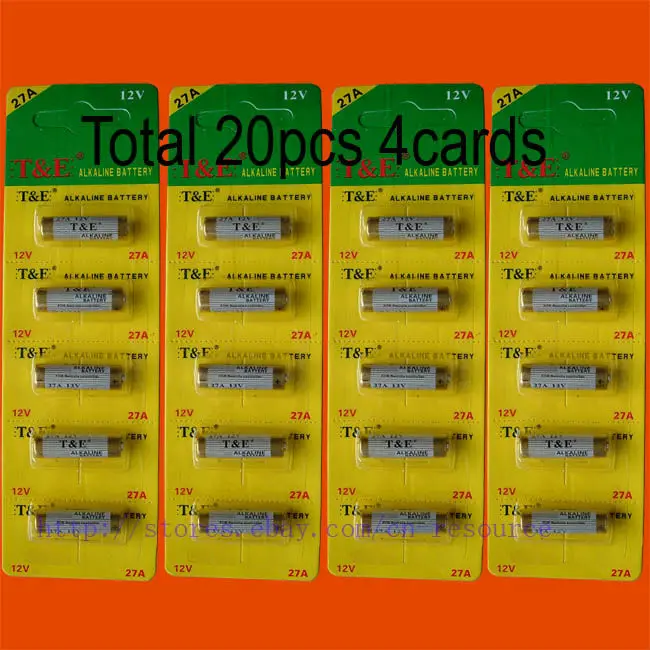 Щелочная батарея 20 x 27A MN27 12V|12v alkaline battery|alkaline battery12v |