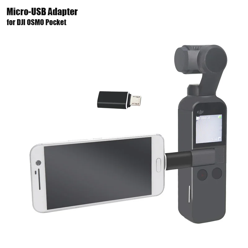 Osmo Карманный DJI USB адаптер Micro папа к гнезду Type C разъем конвертера w/ OTG для телефона