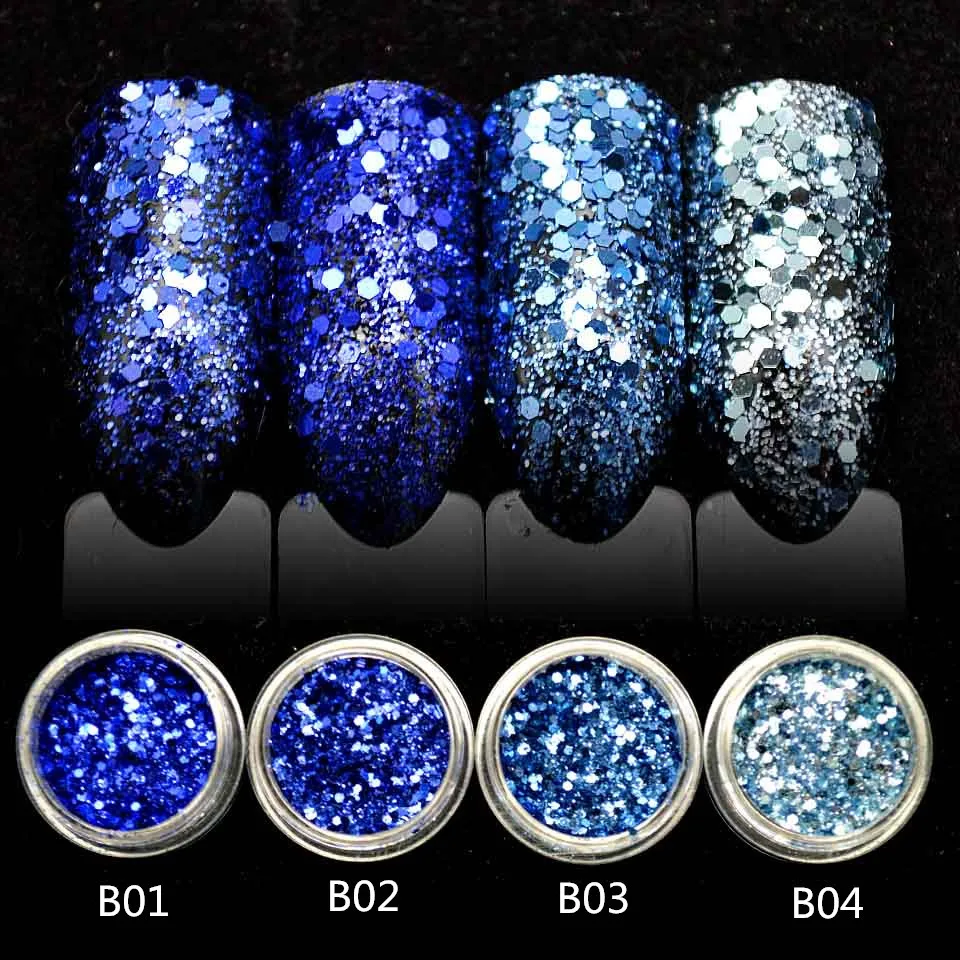 4 шт. декоративные 3d-пайетки для ногтей | Красота и здоровье