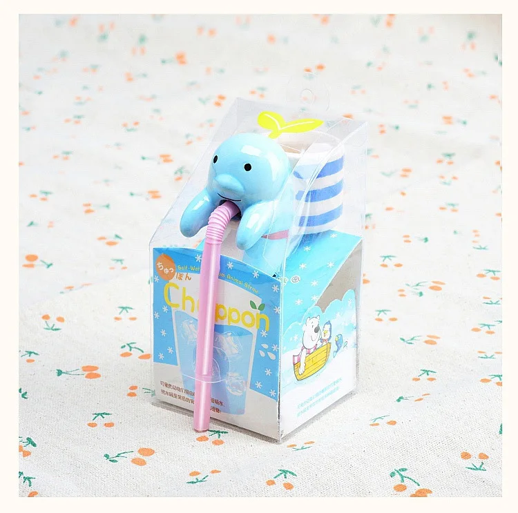 Dolphin Мини-керамические растения Цветочные горшки DIY самополивающаяся от животных настольная трава в горшках милый розовый поросенок Дельфин кролик медведь кошка горшки C3 - Цвет: Dolphin