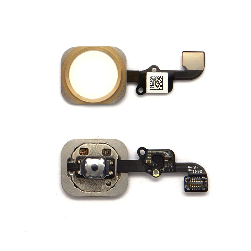 1PCS Home Button Sensor Ribbon Flex Cable White Gold Black Complete Assembly Spare Part Replacement for iphone 6 | Мобильные