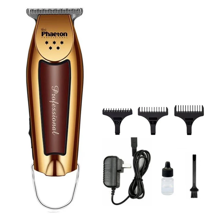 golden standard 100-240V Hair Trimmer professional Hair Clipper Beard Trimmer Men's Hair Cutter Barber haircut machine 0.1mm Cutting 15W - Цвет: golden standard