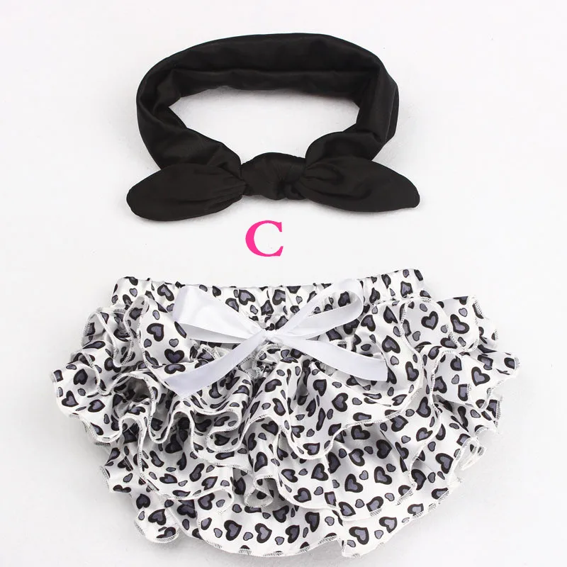 Набор повязок из хлопчатобумажной ткани с бантиком набор на подгузник трусики