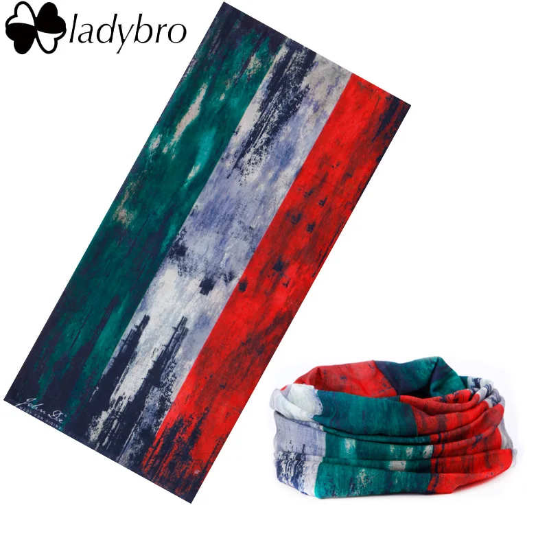 Женский Бесшовный шарф Ladybro многофункциональная бандана для головы 18 цветов |