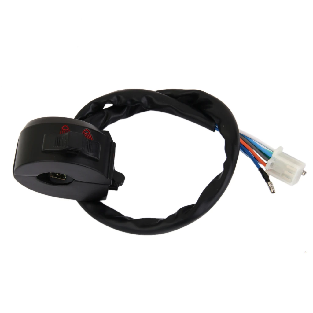 

New hotest 1 Piece Handlebar Waterproof Motorcycle Handlebar Control Switch For Dirt Bike AT Turn Signal Light Switch