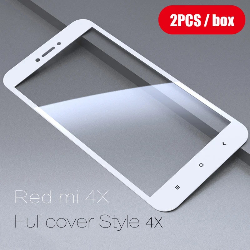 CHYI экран протектор для xiaomi redmi 4 32 ГБ закаленное стекло HD 9h PC Футляр 4x полный охват