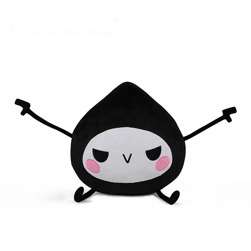 По нижнему краю; высший класс! 40 см 65 см Плюшевые Куклы Kawaii Q версия OW Reaper плюшевые подушки сольф мягкие игрушки для детей день рождения