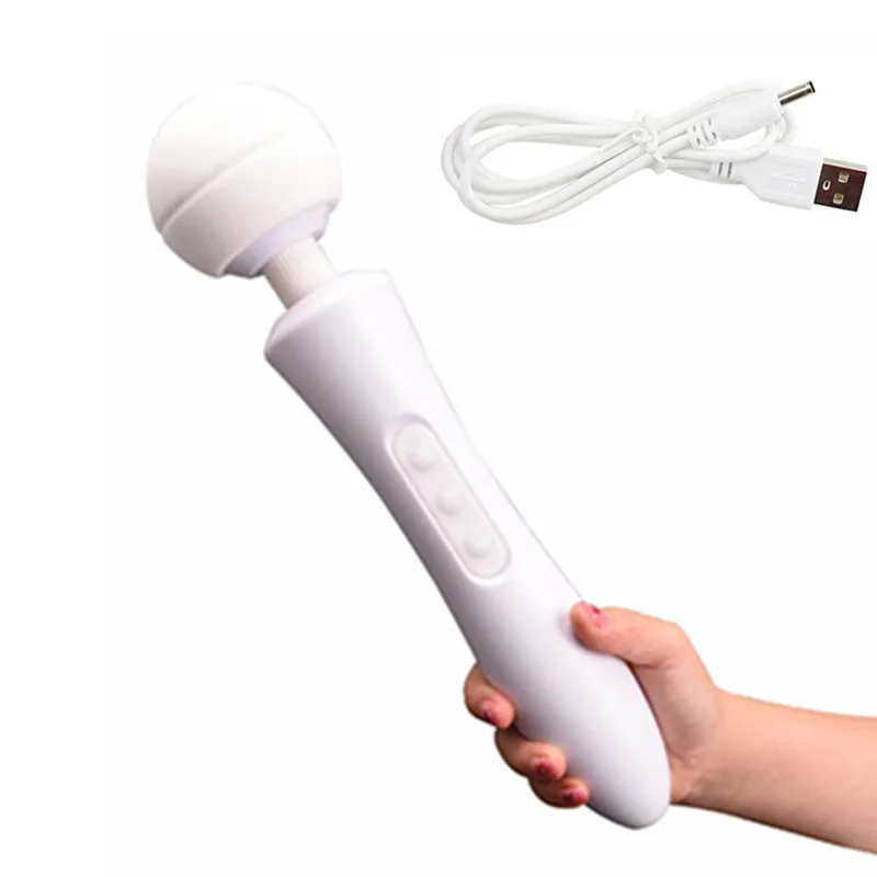 20 скоростей фаллоимитатор вибратор G Spot (точка G) AV палочка Секс игрушки Волшебная