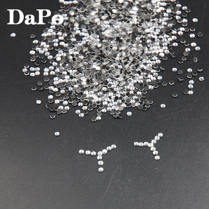 Стразы хорошего качества с прозрачными кристаллами DMC плоской задней