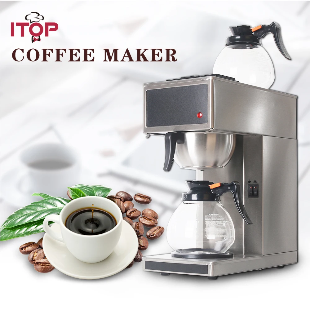 Автоматическая кофемашина ITOP из нержавеющей стали для приготовления