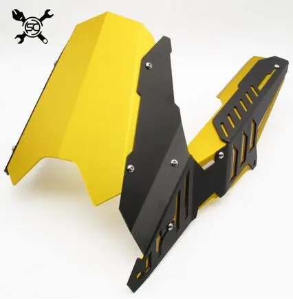 Gold Подходит для YAMAHA MT 03 MT03 MT-03 YZF R3 R25 2013- ЧПУ заднее крыло и защита цепи комплект YZF-R25 - Цвет: Gold
