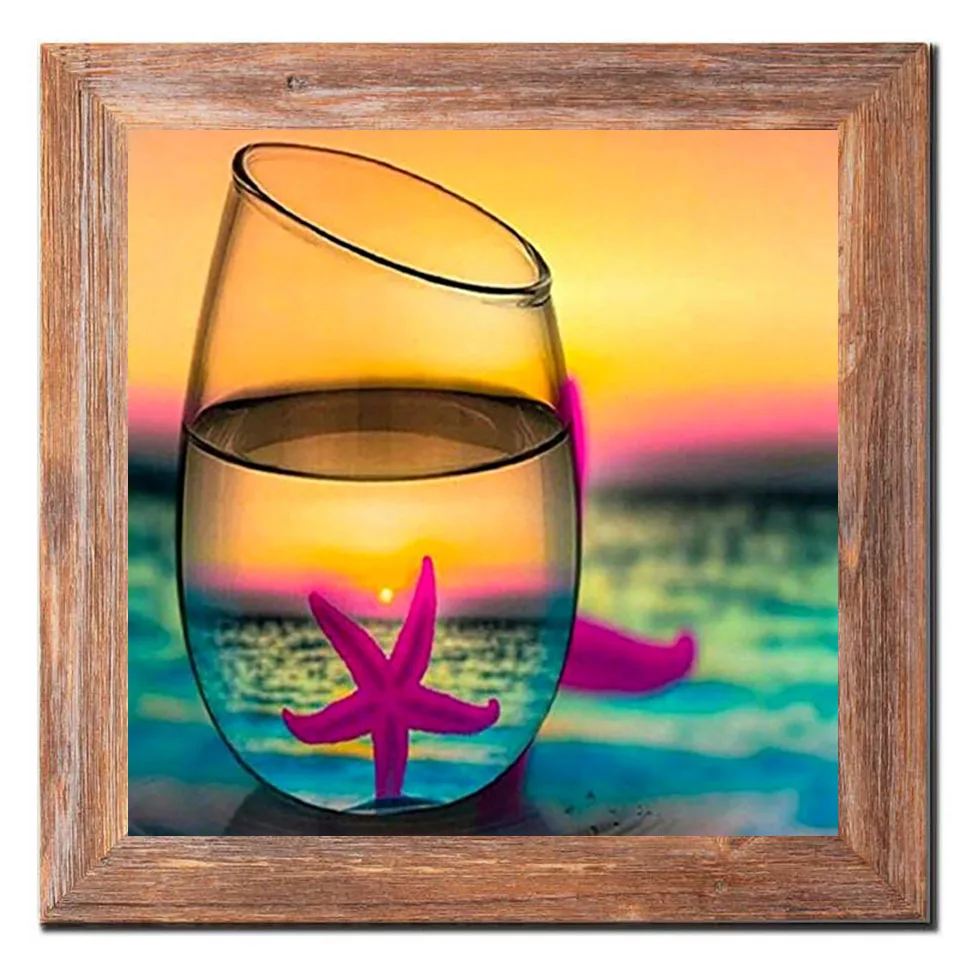 Цветы алмазная картина DIY кристалл полный 5D пластик Алмазная крестиком набор